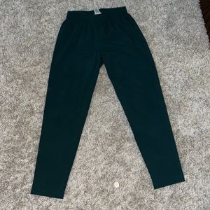 Green joggers